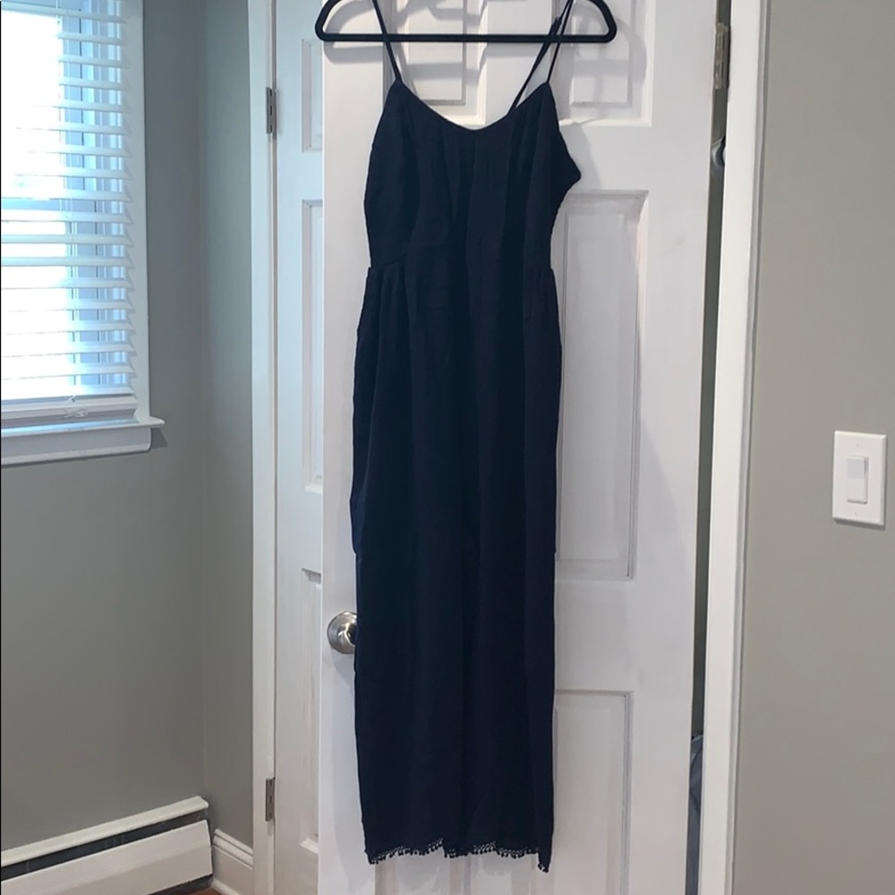 Aqua brand navy blue jumpsuit